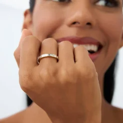 1.6 ctw 14k East to West Setting Full Eternity Baguette Lab Grown Diamond Ring - Layla