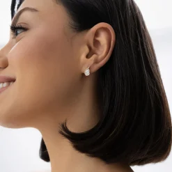 1.50 ctw 14k Pear Shaped Unique Lab Grown Diamond Studs - Eden