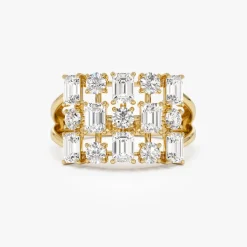 2.15 ctw Multi Shape Lab Grown Diamond Cocktail Ring - June