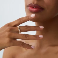 1.85 ctw Multi Shaped Lab Grown Full Eternity Diamond Wedding Ring - Reese