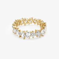 1.85 ctw Multi Shaped Lab Grown Full Eternity Diamond Wedding Ring - Reese