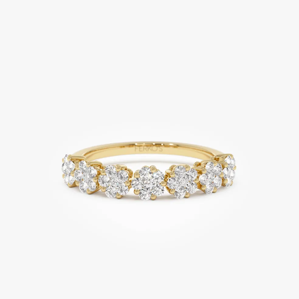 14k 0.50 ctw Illusion Setting Wedding Ring