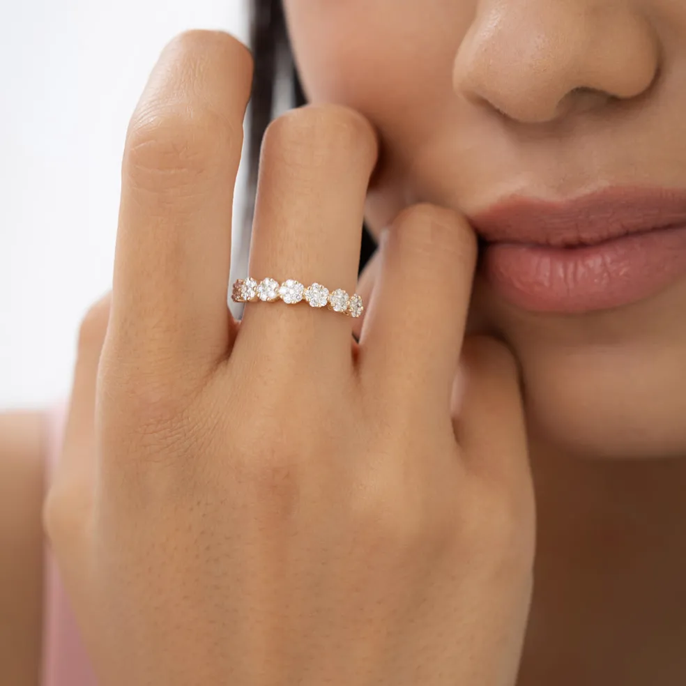 14k 0.50 ctw Illusion Setting Wedding Ring