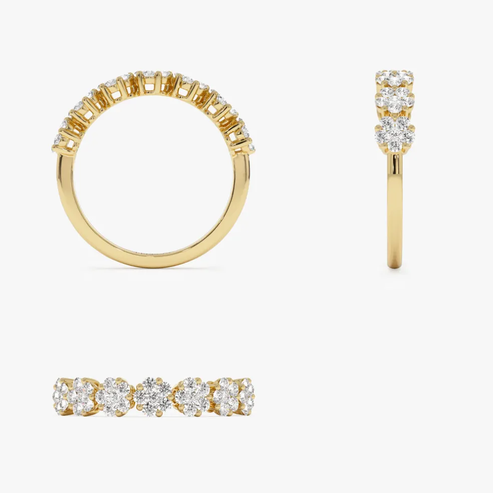 14k 0.50 ctw Illusion Setting Wedding Ring