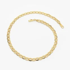 14k 3.5 MM Mariner Chain Link Bracelet