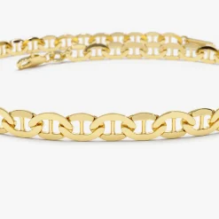 14k 3.5 MM Mariner Chain Link Bracelet