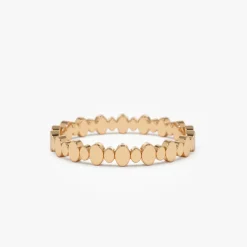 14k Alternating Size Oval Ring