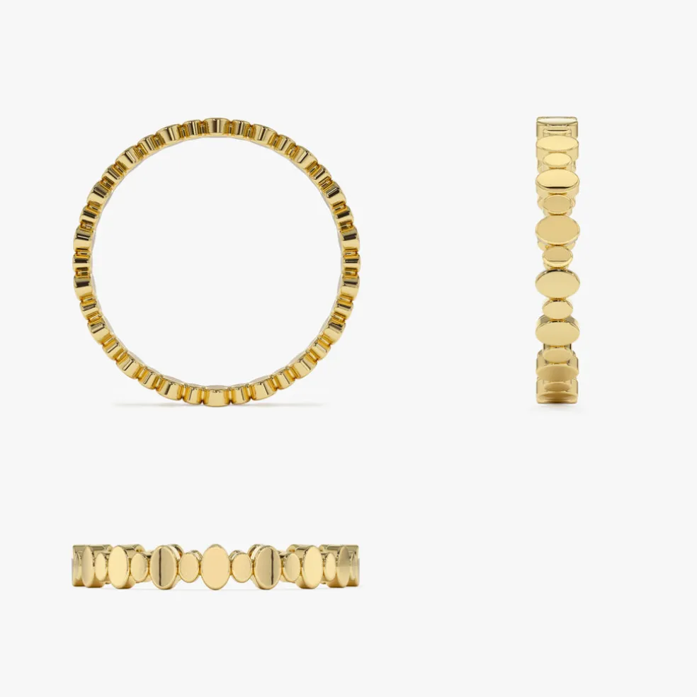 14k Alternating Size Oval Ring