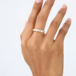 14K Baguette Diamond Wedding Ring