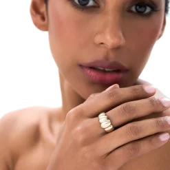 14k Bubble Dome Statement Ring