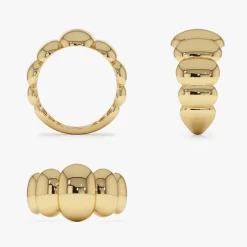 14k Bubble Dome Statement Ring