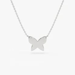 14k Butterfly Necklace