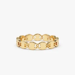 14K Chain Link Ring