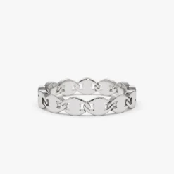 14K Chain Link Ring