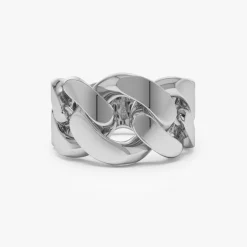 14k Chunky Cuban Curb Chain Link Ring