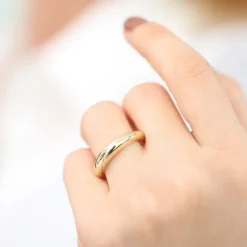 14k Chunky Dome Ring