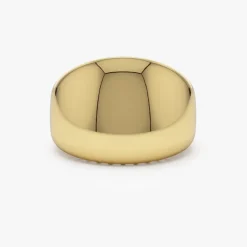 14k Chunky Gold Dome Graduating Statement Ring