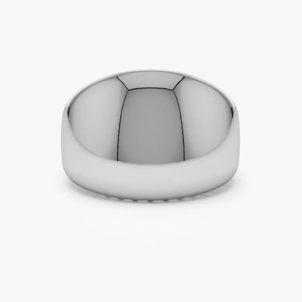 14k Chunky Gold Dome Graduating Statement Ring