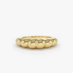 14k Chunky Twisted Dome Ring