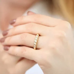 14k Chunky Twisted Dome Ring