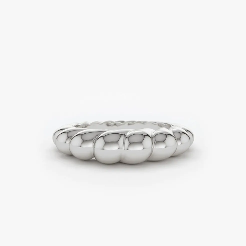 14k Chunky Twisted Dome Ring