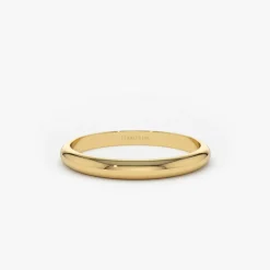 14k Classic Dome 2MM Band