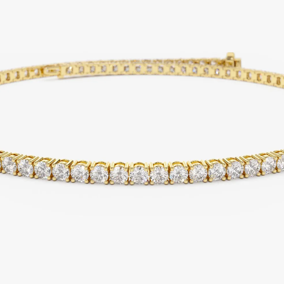 14K Diamond Tennis Bracelet 2.20 ctw