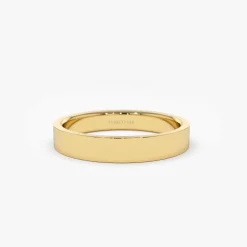 14K Flat 3MM Wedding Band