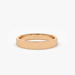 14K Flat 3MM Wedding Band