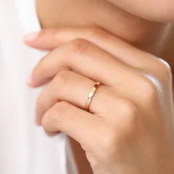14k Flat 2MM wedding band