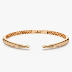14k Gold Claw Cuff Bangle Bracelet
