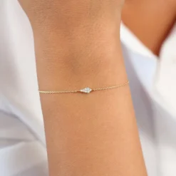 14k Gold Diamond Bracelet