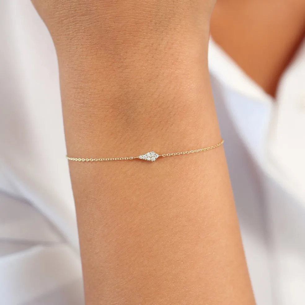 14k Gold Diamond Bracelet