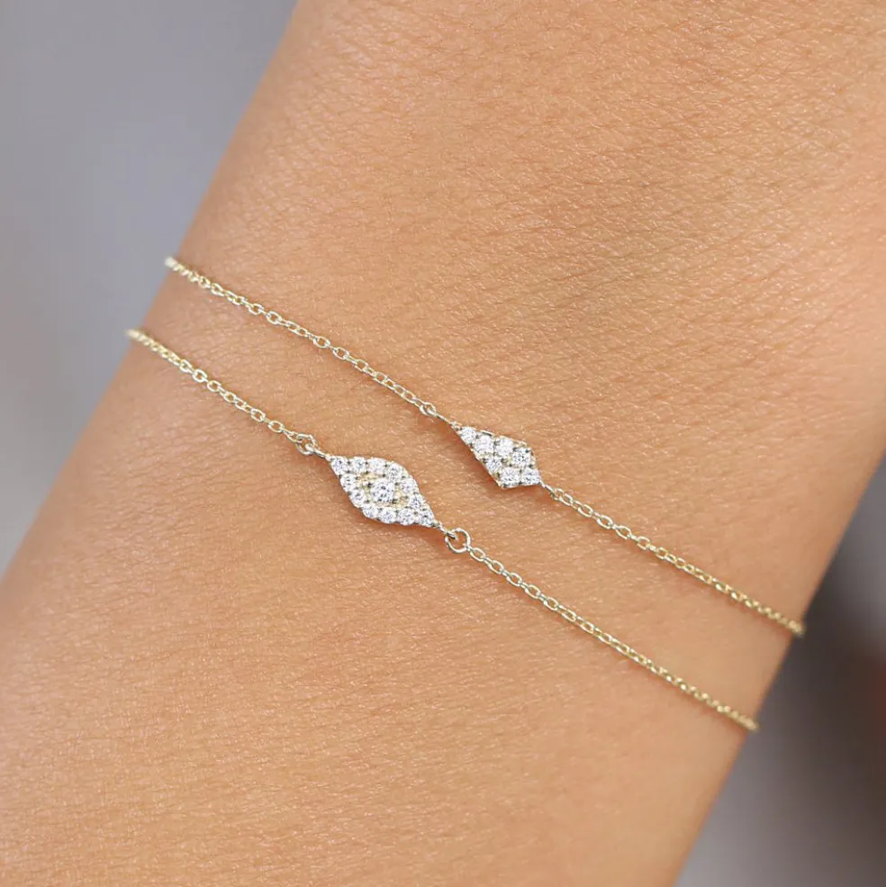 14k Gold Diamond Bracelet