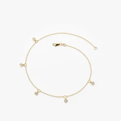 14K Gold Diamond by The Yard Dangling Solitaire Bracelet