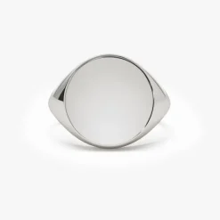 14k Gold Engravable Signet Ring
