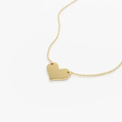 14k Gold Heart Necklace