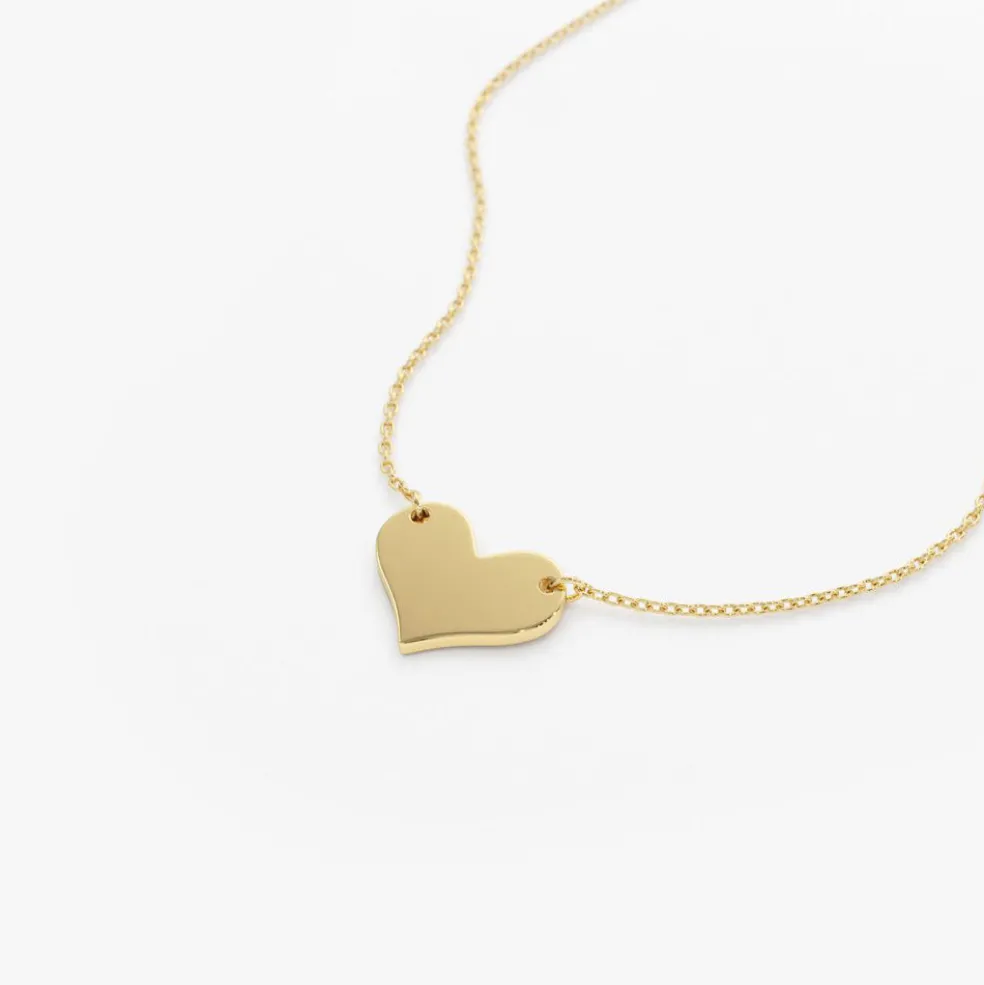 14k Gold Heart Necklace