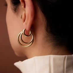 14k Gold Hoops 14-21.5-26.5 MM