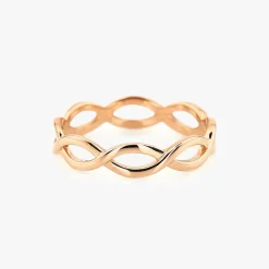 14k Gold Infinity Band