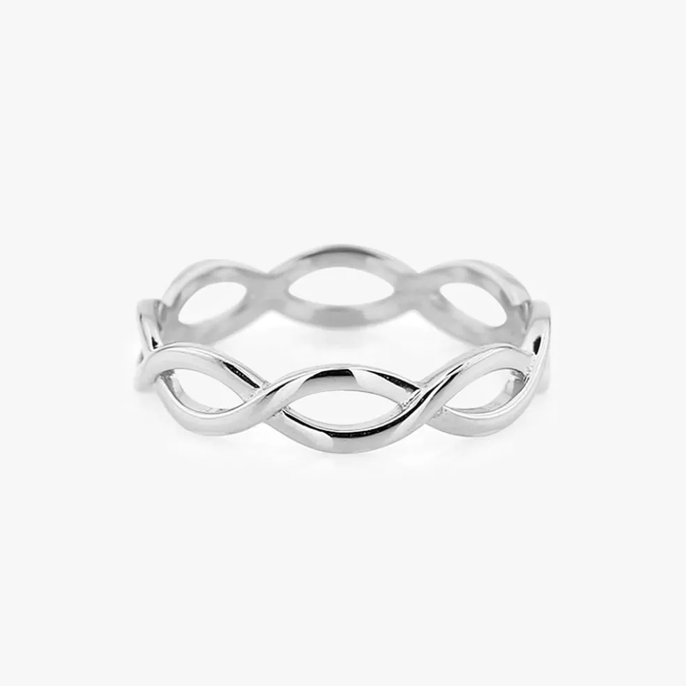 14k Gold Infinity Band