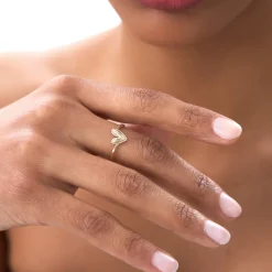 14k Gold Love Heart Ring