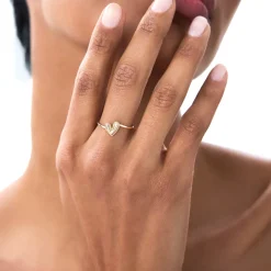 14k Gold Love Heart Ring