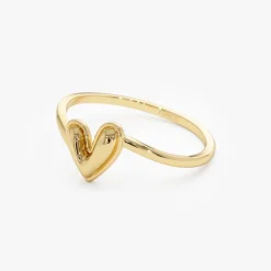14k Gold Love Heart Ring