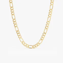 14k Gold 3MM Figaro Chain Necklace