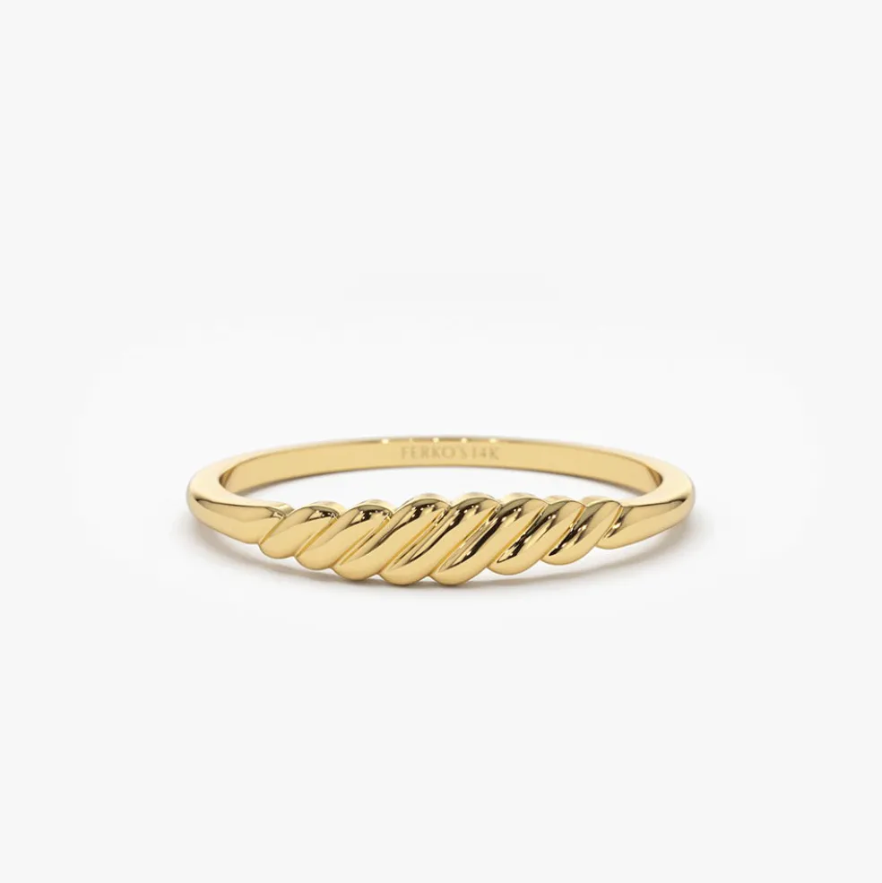 14k Gold Pluto Ring