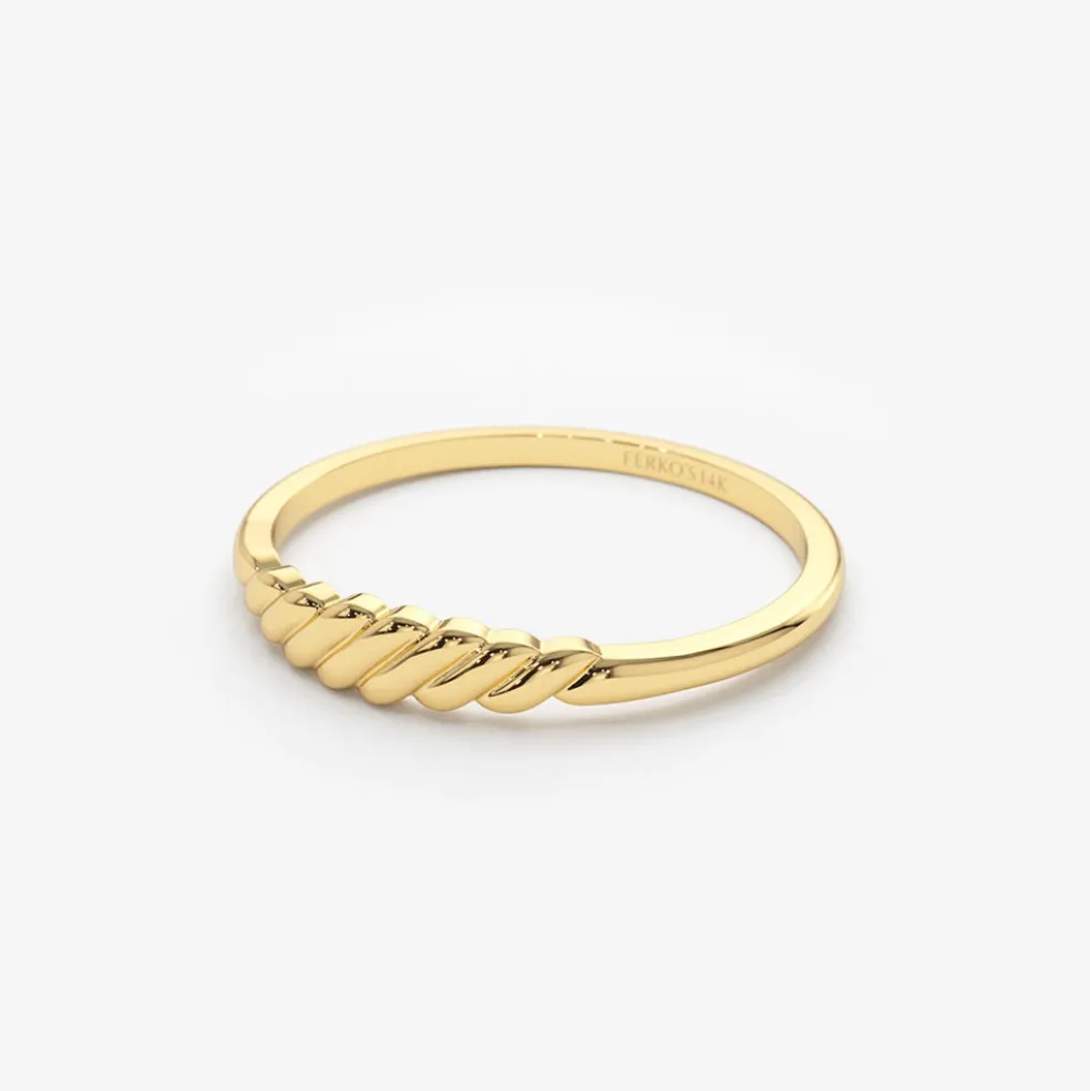 14k Gold Pluto Ring