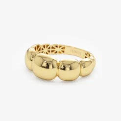 14k Gold Puffy Gold Band