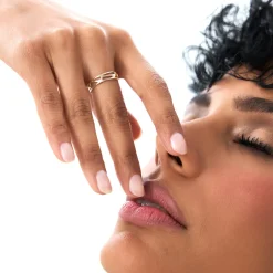 14k Gold Sculptural Band