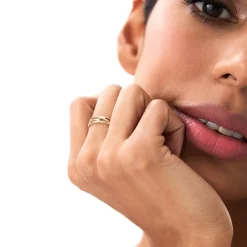 14k Gold Sculptural Band